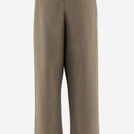PANTALONI AMPI IN COTONE 1356W4391 AYB THE ROW 