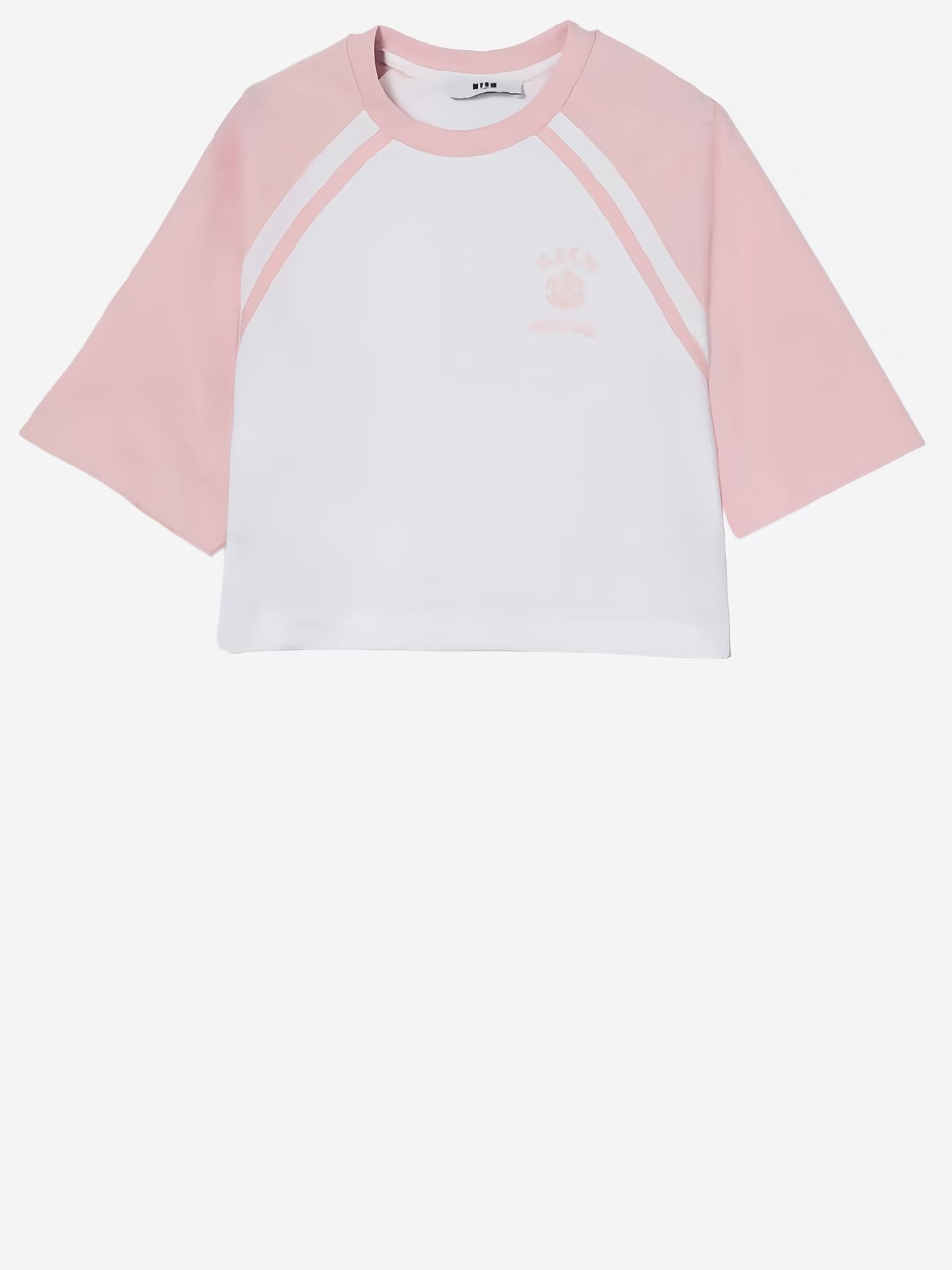 T-SHIRT IN COTONE CON LOGO S6MSJGTH024 178 MSGM KIDS 
