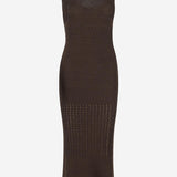 Abito lungo in misto cotone fantasia VALOIS 002 MAX MARA 