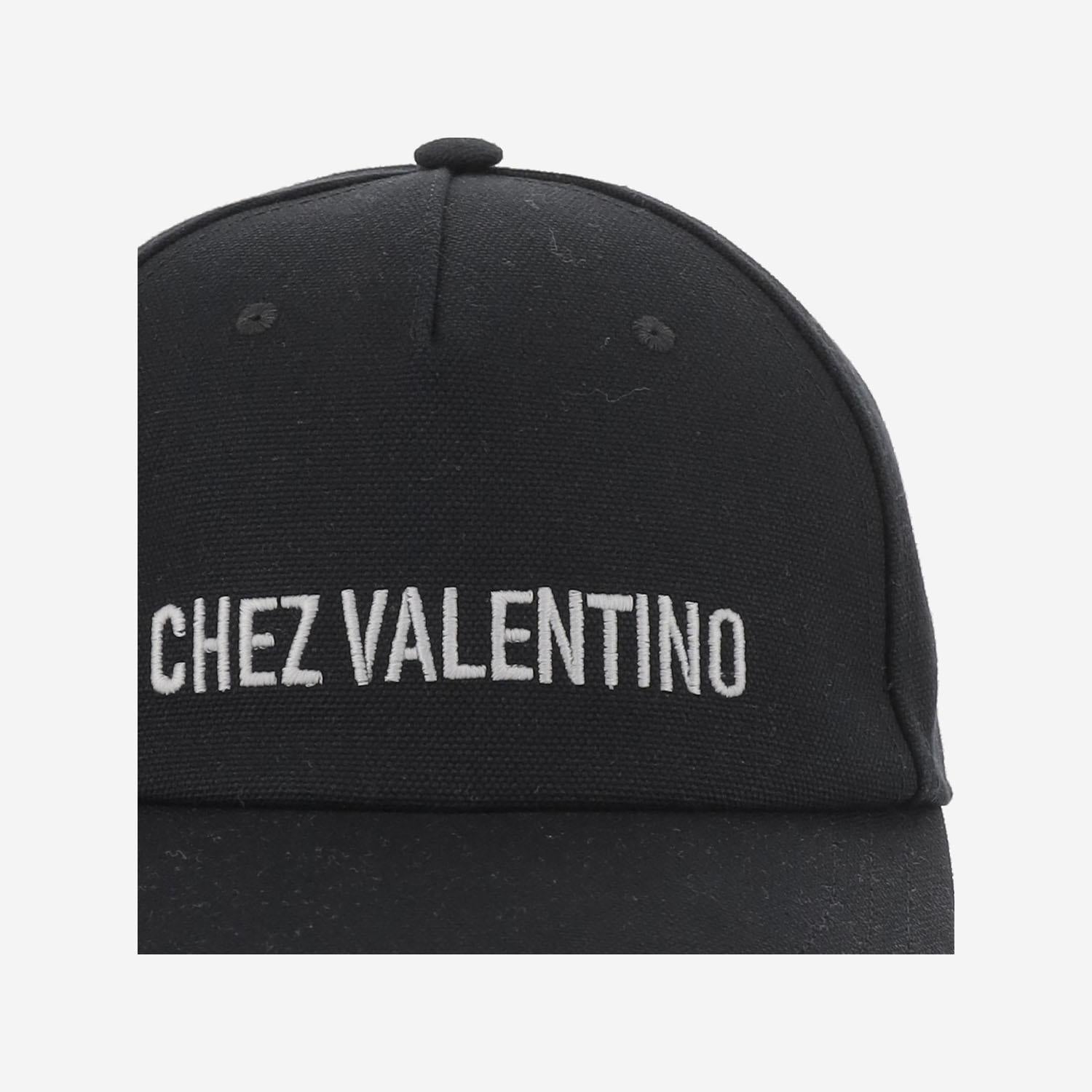 CAPPELLO DA BASEBALL CHEZ VALENTINO IN COTONE 6Y2HDA41FVH 0NA VALENTINO GARAVANI 