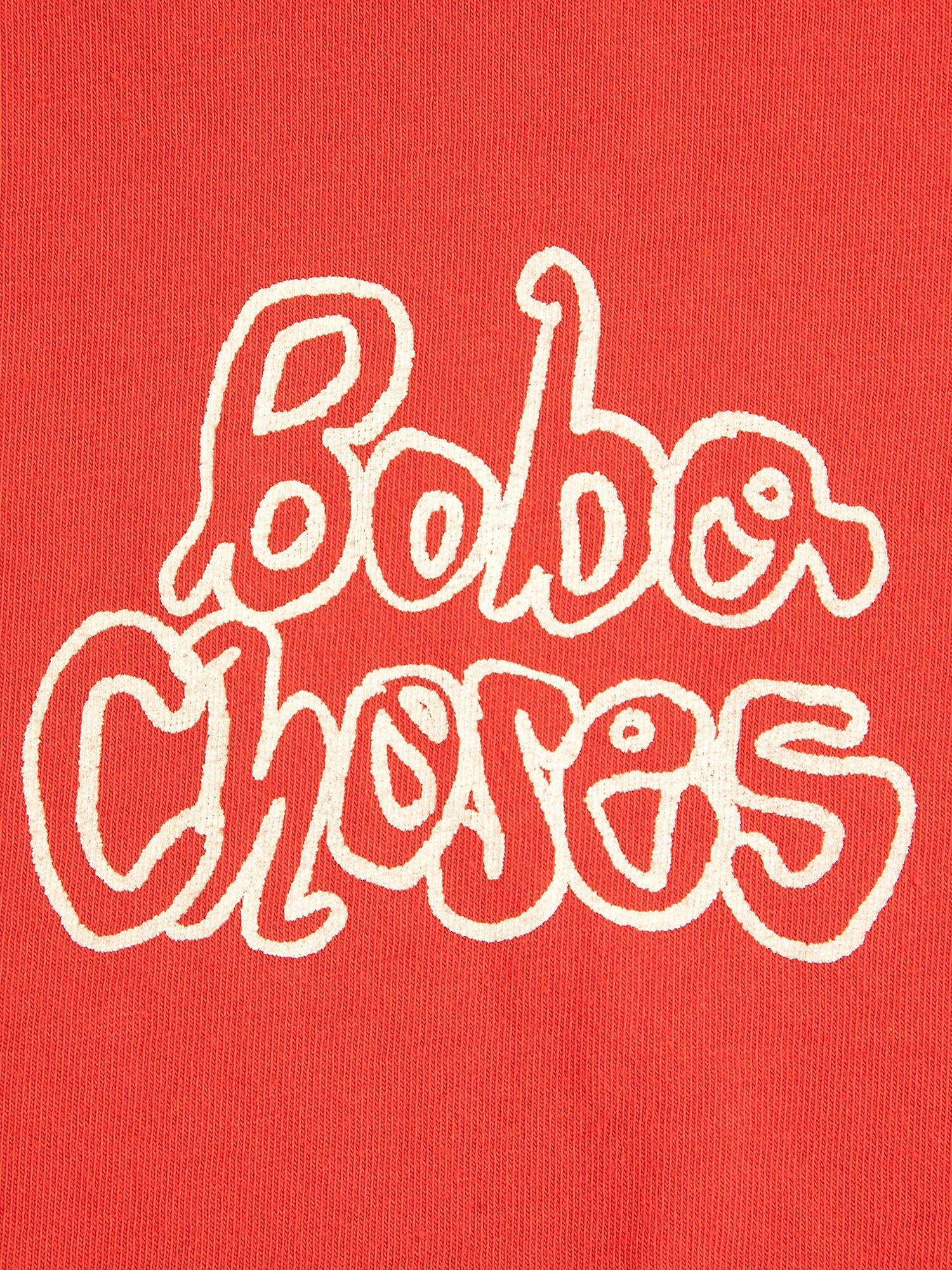 T-SHIRT IN COTONE CON LOGO B126AC139 RED BOBO CHOSES KIDS 