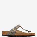SANDALI GIZEH RIVET CONM MOTIVO ANIMALIER 1032026 GRAYTAUPE BIRKENSTOCK 