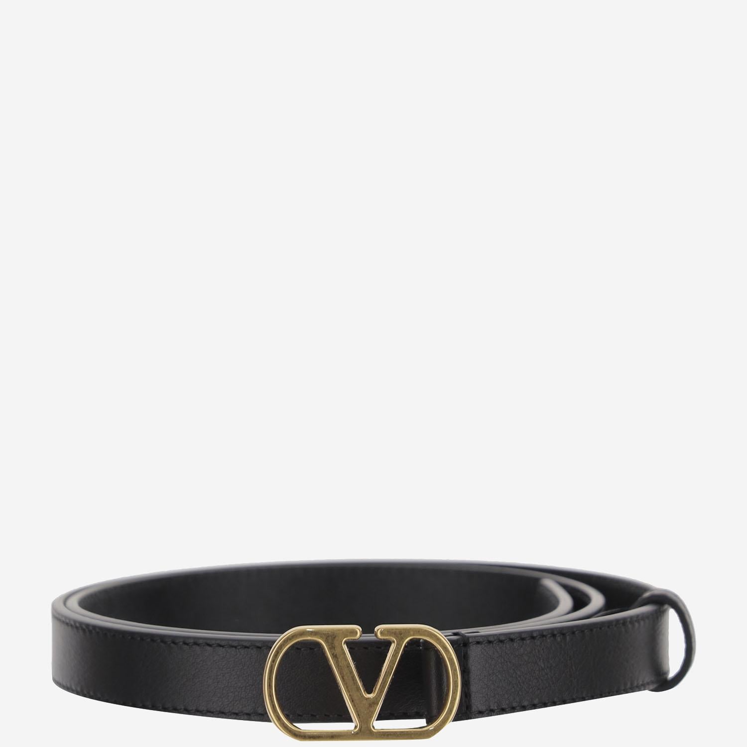CINTURA VLOGO SIGNATURE IN PELLE 7W2T0SM7 IYR0NO VALENTINO GARAVANI 