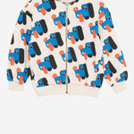 FELPA CON CAPPUCCIO IN COTONE CON STAMPA B225AC049  BOBO CHOSES KIDS 