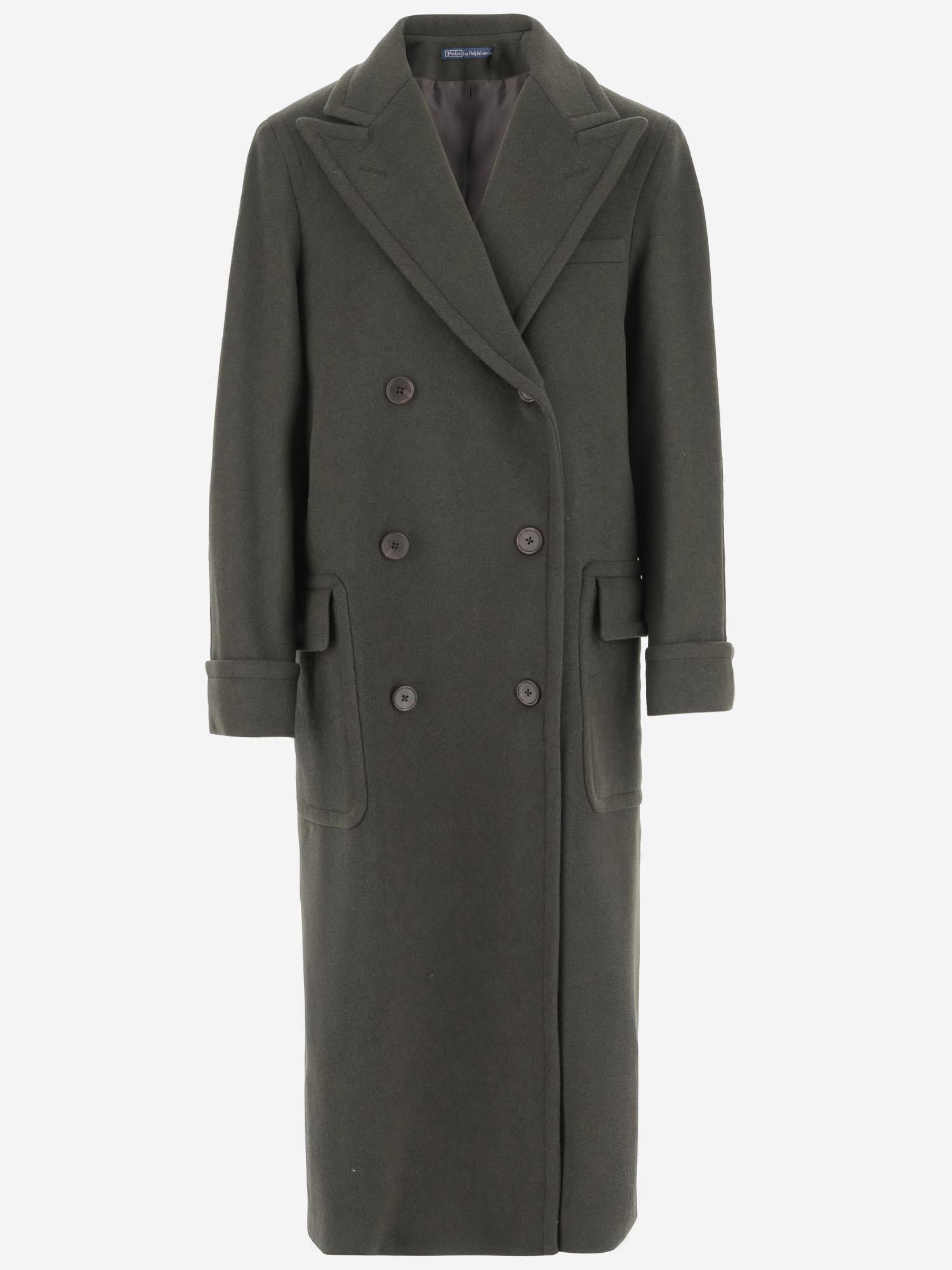 CAPPOTTO DOPPIPETTO IN LANA 211966535 002 POLO RALPH LAUREN 