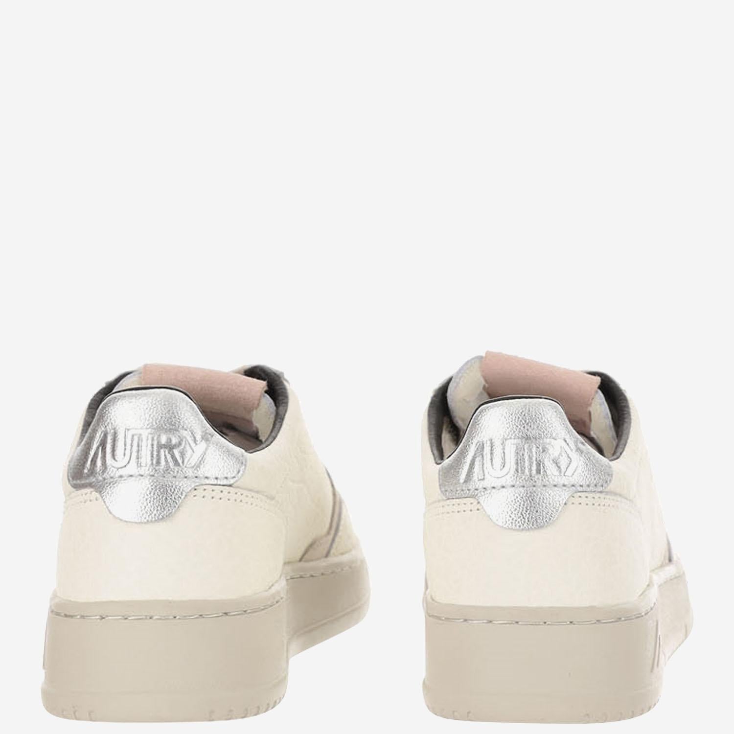 SNEAKERS MEDALIST LOW IN PELLE AULWLE18 SLVBKPWGR AUTRY 