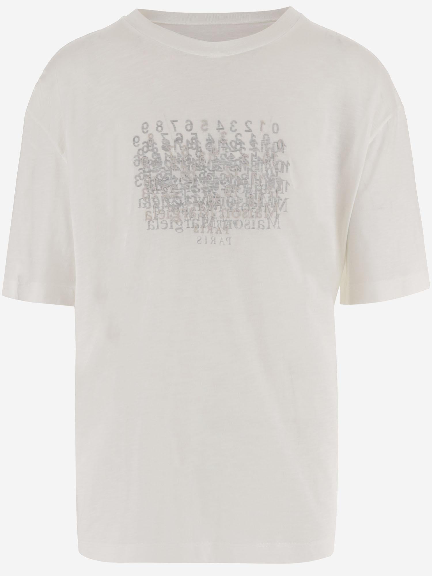 T-SHIRT IN COTONE CON LOGO S50GC0732 M20164971 MAISON MARGIELA 