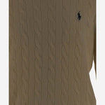 MAGLIA A TRECCE IN LANA 710876762 009 POLO RALPH LAUREN 