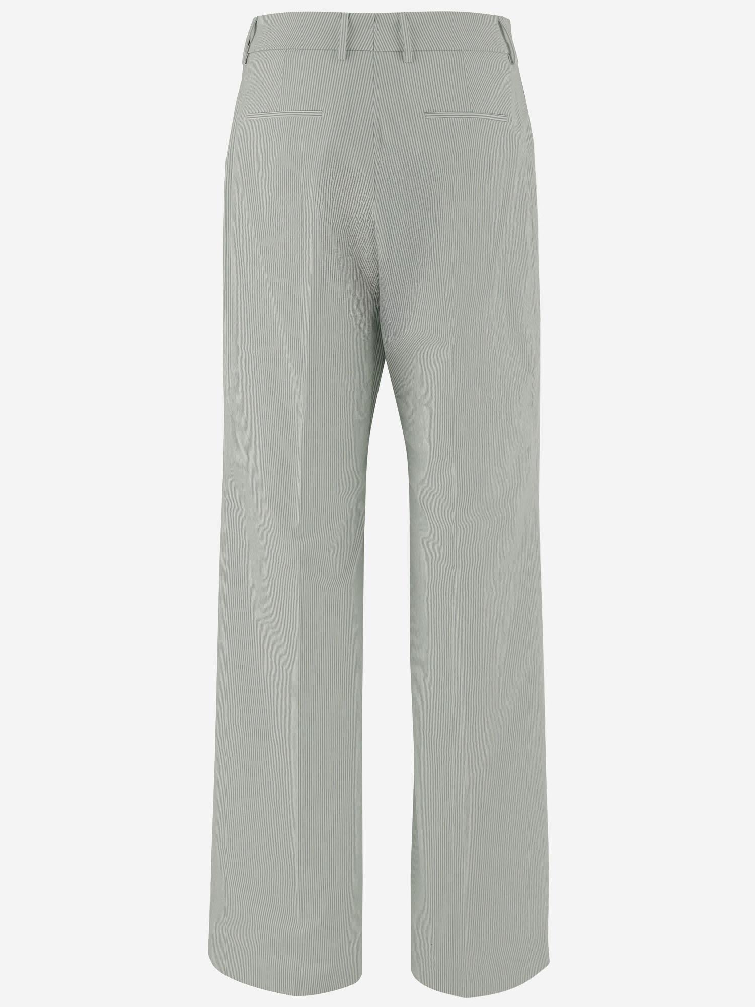 PANTALONI IN MISTO COTONE STRETCH CK1754X GREEN BERWICH 