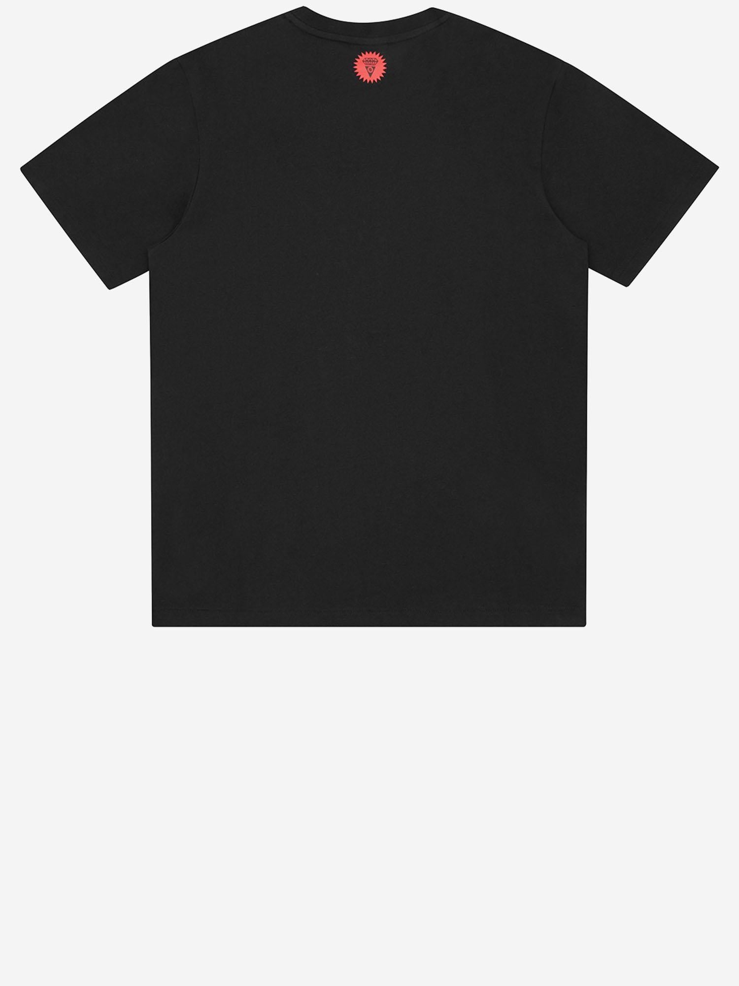 T-SHIRT IN COTONE CON LOGO IC23449 BLACK ICECREAM 