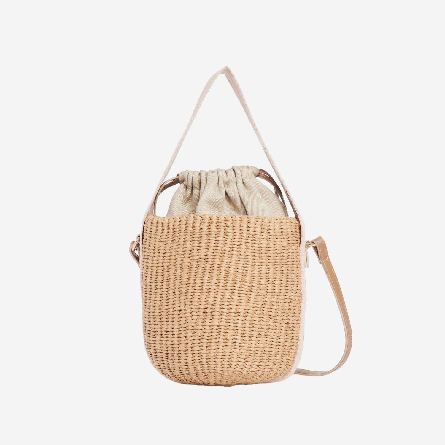 BORSA BUCKET WOODY IN RAFIA CHC26AS381L18 26Y CHLOE 