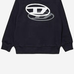 FELPA IN COTONE CON LOGO J02627 KYAZ3K900 DIESEL KIDS 