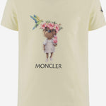 T-SHIRT IN COTONE STRETCH CON STAMPA 8C0001189AUM 102 MONCLER ENFANTS 