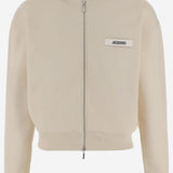 LE HOODIE GROS GRAIN ZIPPÉ HOM00257AJ00126 150 JACQUEMUS 