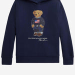 FELPA IN MISTO COTONE CON STAMPA POLO BEAR 323A10529 001 POLO RALPH LAUREN KIDS 