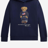 FELPA IN MISTO COTONE CON STAMPA POLO BEAR 323A10529 001 POLO RALPH LAUREN KIDS 
