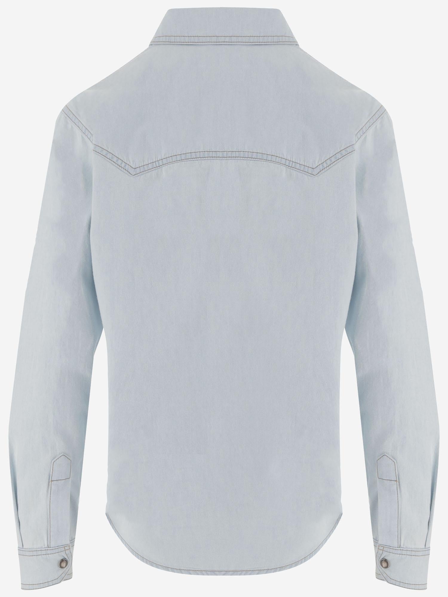 CAMICIA IN DENIM CHAMBRAY 1024560 1A178721DA50 VERSACE 