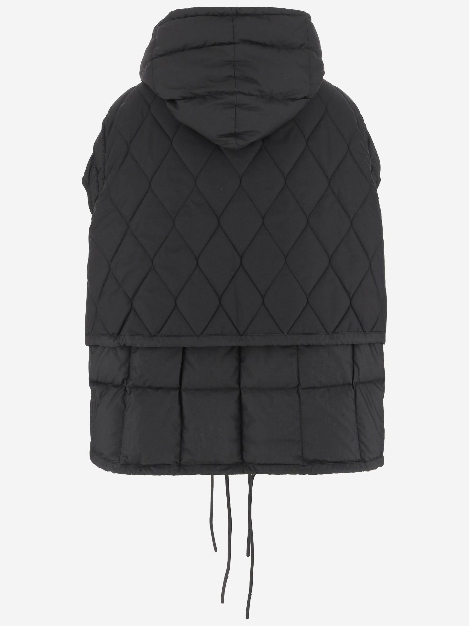 GILET EMBER IN NYLON EMBER VEST KETCHUPBLACK IENKI IENKI 