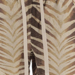 PANTALONI CORTI IN COTONE E LINO CON STAMPA 80OADF02 CNF06R83 JUST CAVALLI 