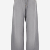 PANTALONI AMPI IN COTONE E LYOCELL WTR37 TBW01W115 DARKPARK 