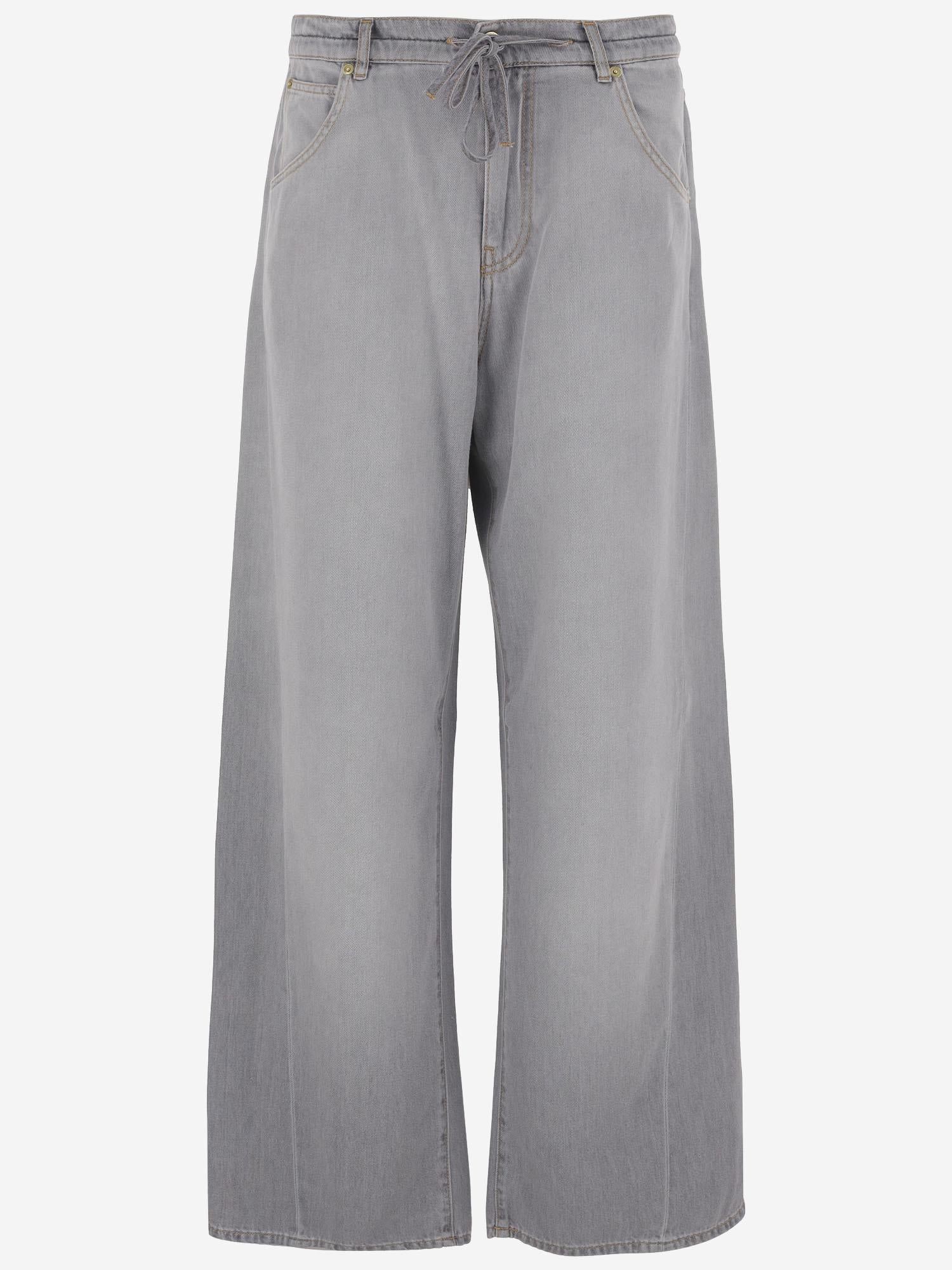 PANTALONI AMPI IN COTONE E LYOCELL WTR37 TBW01W115 DARKPARK 