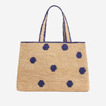 BORSA A SPALLA IN RAFIA CON POIS S06GBAW00006 770B BONPOINT KIDS 