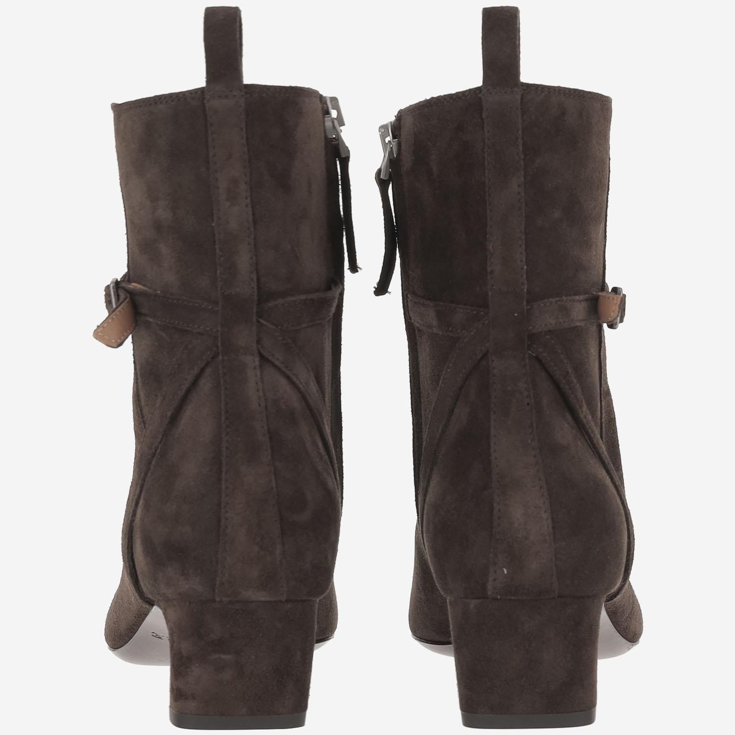 STIVALETTI CHARLY in pelle scamosciata 4837 SHADOWOAK SARTORE 