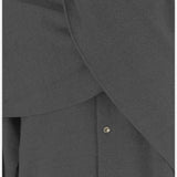CAMICIA IN LANA CON SCIALLE COORDINATO WSH24 FAW260074 DARKPARK 
