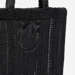 BORSA SHOPPING EASY IN RAFIA 106728 A39YZ99 PINKO 