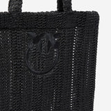 BORSA SHOPPING EASY IN RAFIA 106728 A39YZ99 PINKO 