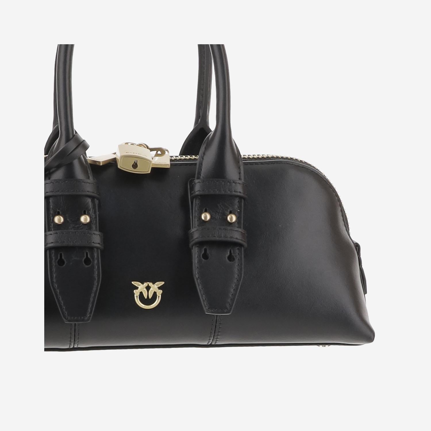 Borsa bowling Escape Horizontal in pelle 105334 A0QOZ99Q PINKO 