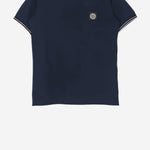 T-SHIRT IN COTONE STRETCH CON LOGO 2100001 S0018V0020 STONE ISLAND KIDS 
