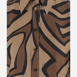 CAMICIA IN SETA CON STAMPA LABIRINTO 5URJ25 5U741050 EMILIO PUCCI 