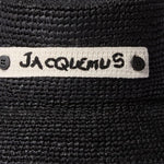 CAPPELLO BUCKET IN RAFIA CON LOGO ACU00835AW00501 990 JACQUEMUS 