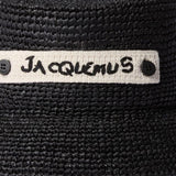 CAPPELLO BUCKET IN RAFIA CON LOGO ACU00835AW00501 990 JACQUEMUS 