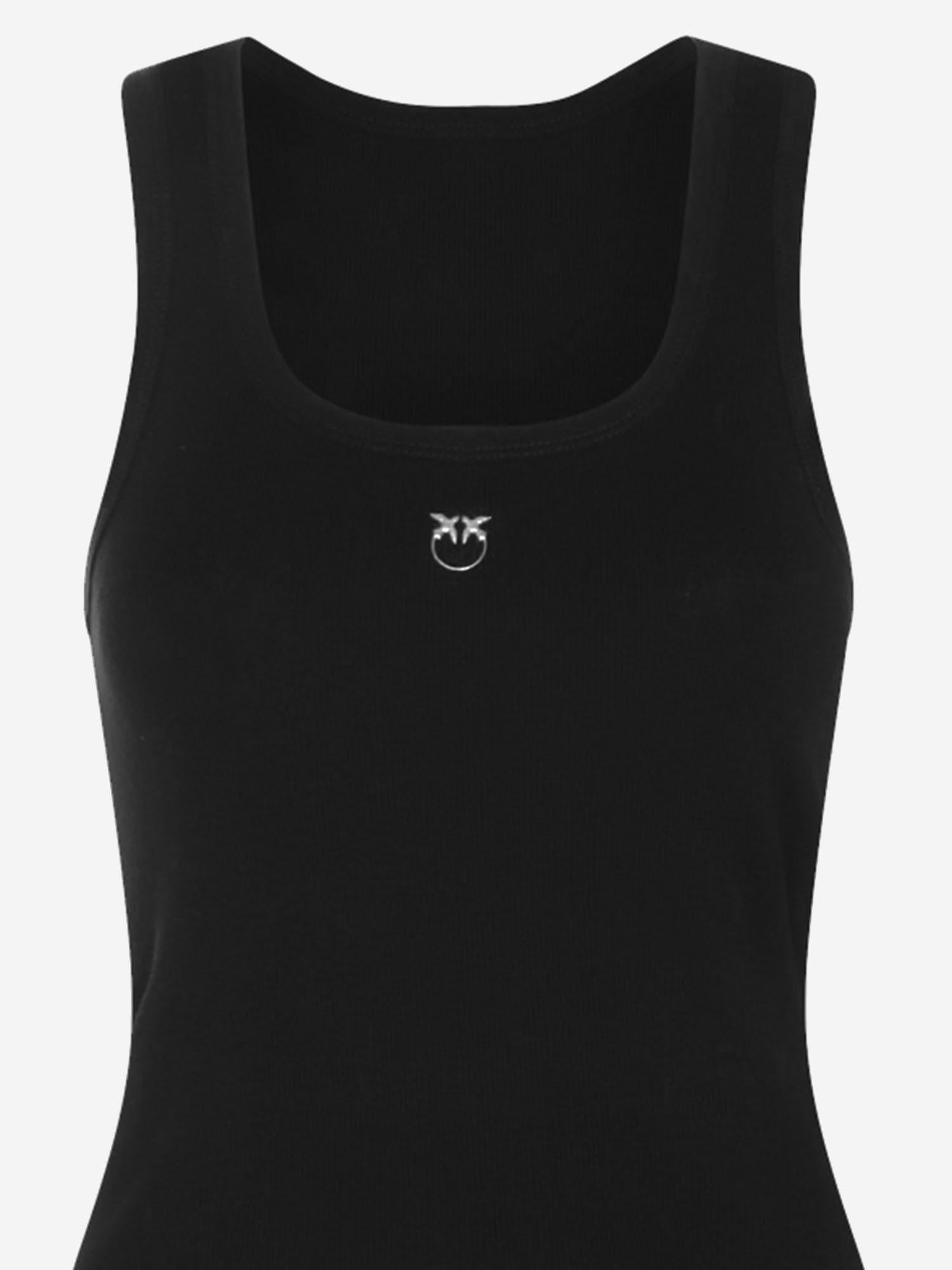 CANOTTA CALCOLATORE IN COTONE STRETCH 100807 A338Z99 PINKO 