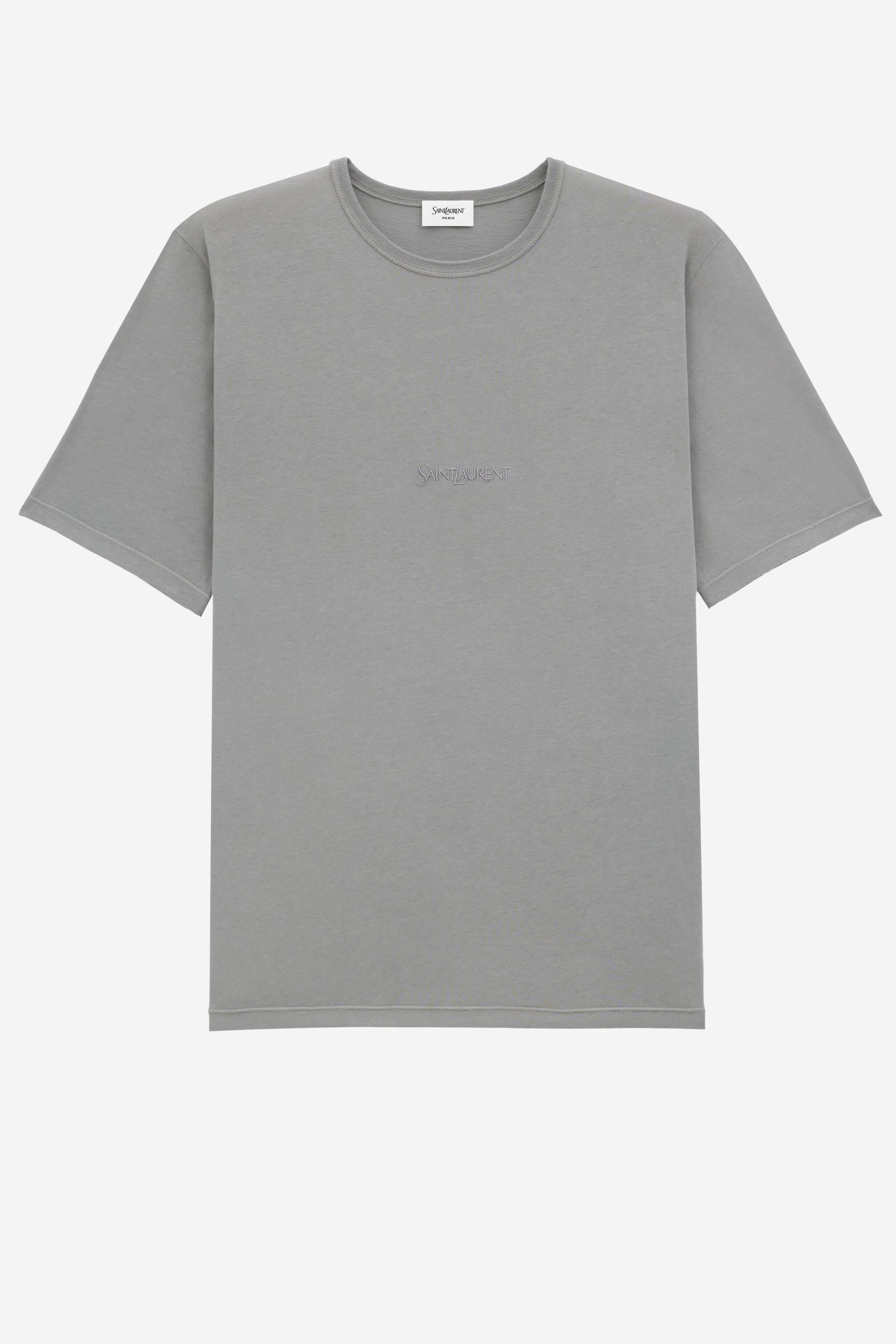 T-SHIRT IN COTONE CON LOGO 818535 YBHD21467 SAINT LAURENT 