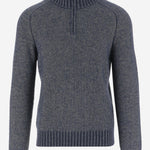 MAGLIA IN MISTO LANA CON ZIP AL COLLO K4138JW KBC K-WAY 