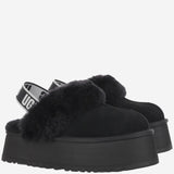 MULES IN PELLE SCAMOSCIATA 1113474 BLK UGG 