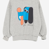 FELPA IN COTONE CON STAMPA B225AC031  BOBO CHOSES KIDS 