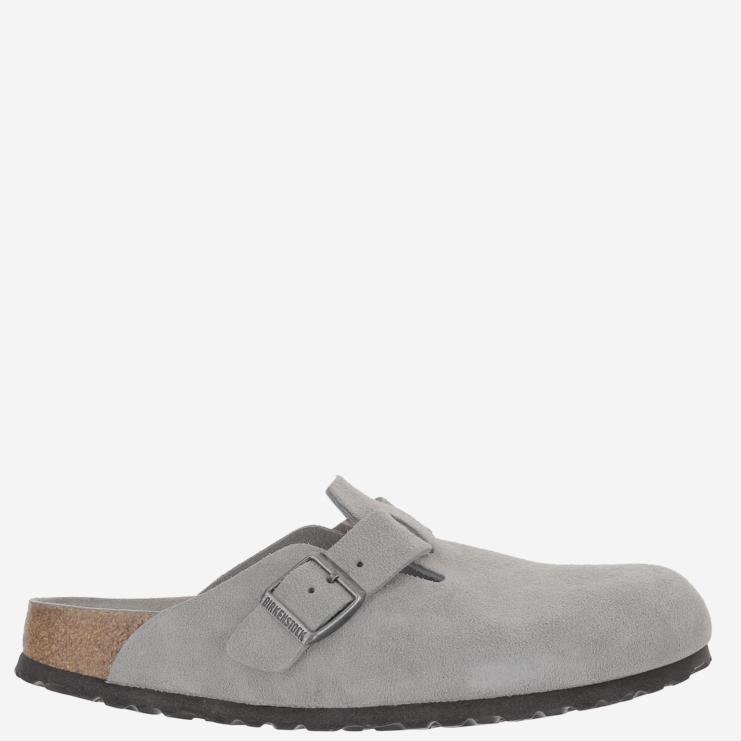 SABOT BOSTON IN PELLE SCAMOSCIATA 1031657 SAGE BIRKENSTOCK 