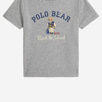 T-shirt in cotone con stampa Polo Bear 322981178 001 POLO RALPH LAUREN KIDS 