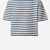 T-SHIRT IN COTONE A RIGHE UTS374JE0210 A044 AMI 