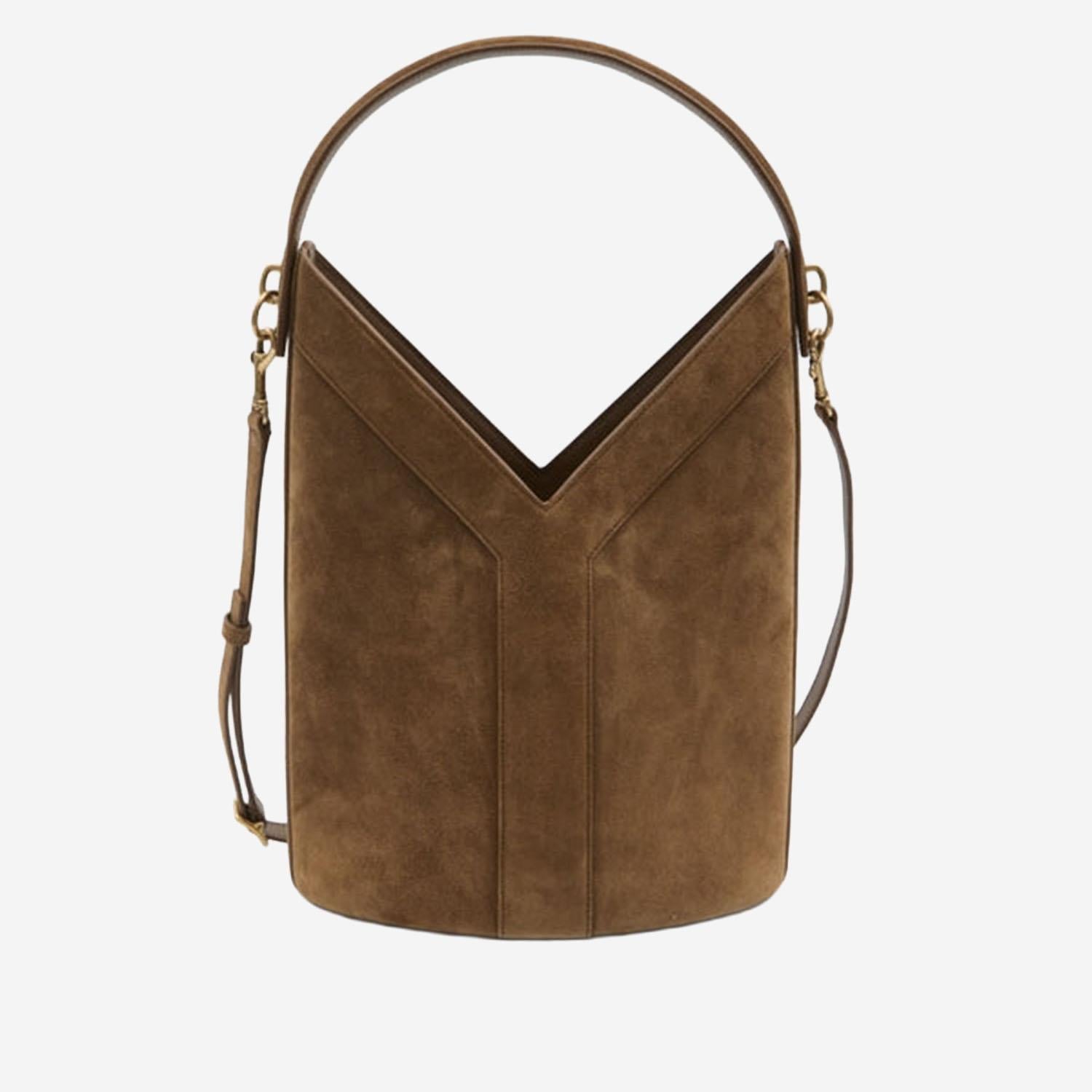 Borsa a secchiello Y in suede 840891 C0X0W2916 SAINT LAURENT 
