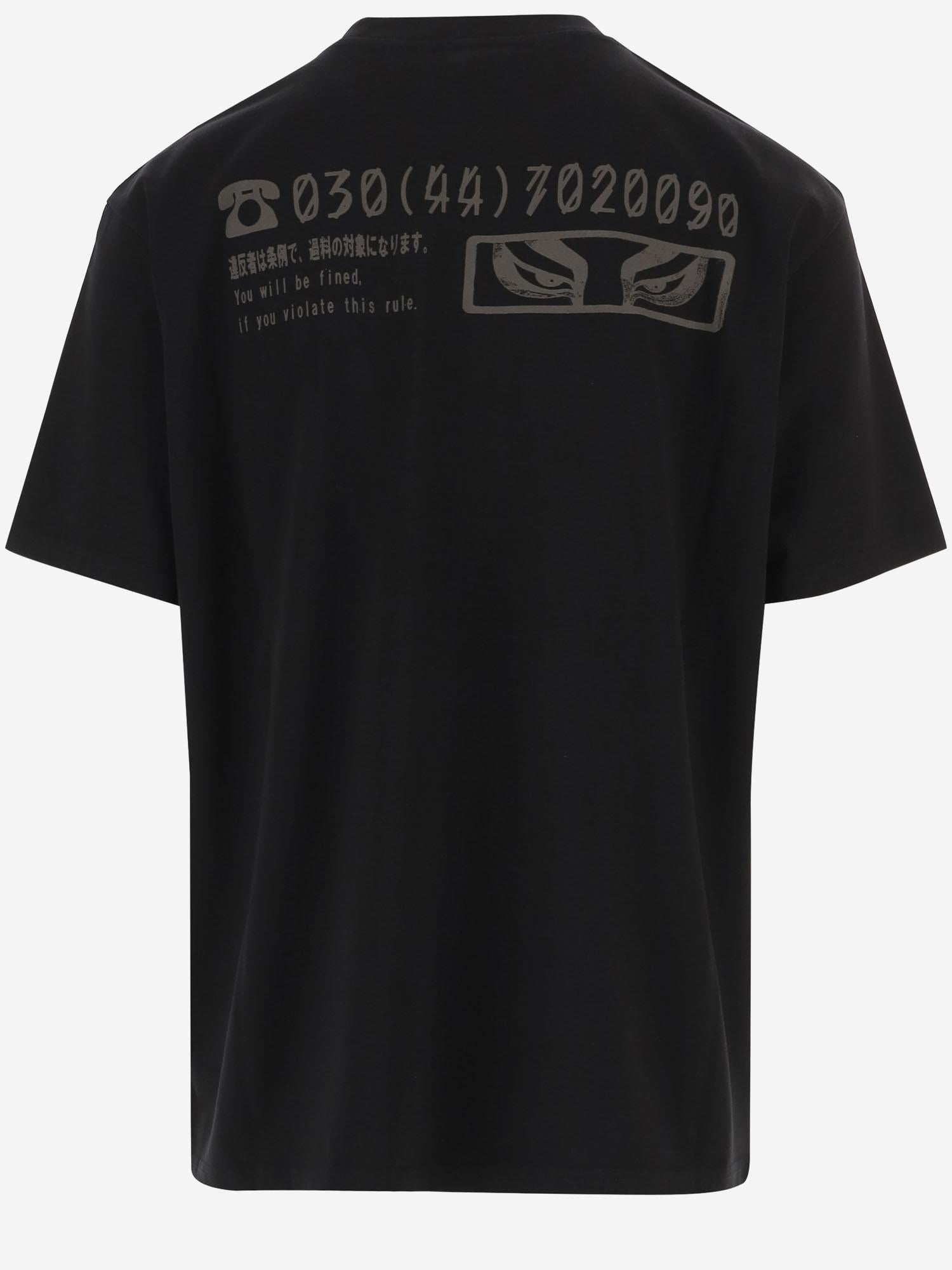 T-SHIRT IN COTONE CON STAMPA B0030556 FA706P768 44 LABEL GROUP 