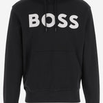 FELPA IN COTONE CON LOGO 50523074 001 HUGO BOSS 
