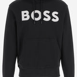 FELPA IN COTONE CON LOGO 50523074 001 HUGO BOSS 