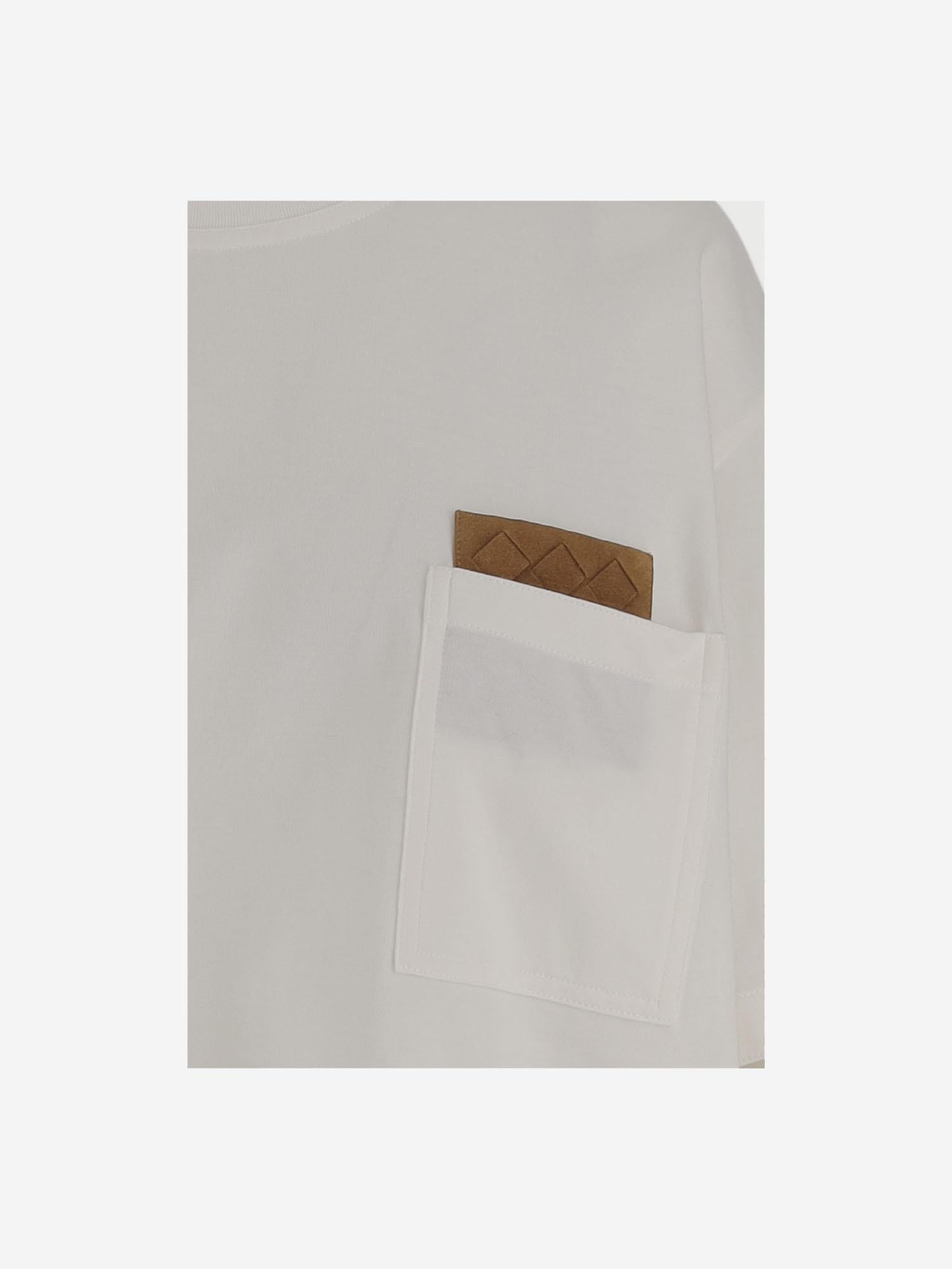 T-shirt in cotone 838924 V4N509071 BOTTEGA VENETA 