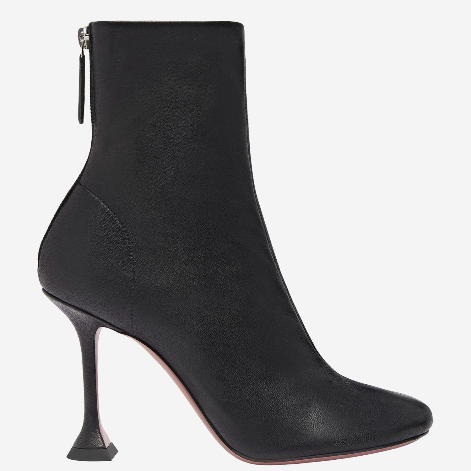 STIVALETTI IRIS IN PELLE IRISBOOTIE BLACK AMINA MUADDI 