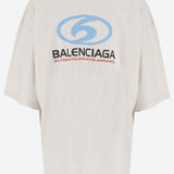 T-SHIRT IN COTONE CON LOGO 764235 TPVU69265 BALENCIAGA 